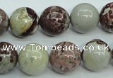 CAR06 15.5 inches 14mm round artistic jasper beads wholesale