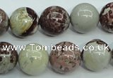 CAR06 15.5 inches 14mm round artistic jasper beads wholesale