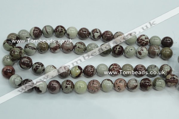 CAR06 15.5 inches 14mm round artistic jasper beads wholesale