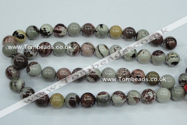 CAR07 15.5 inches 16mm round artistic jasper beads wholesale