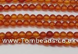 CAR110 15.5 inches 3mm round natural amber beads