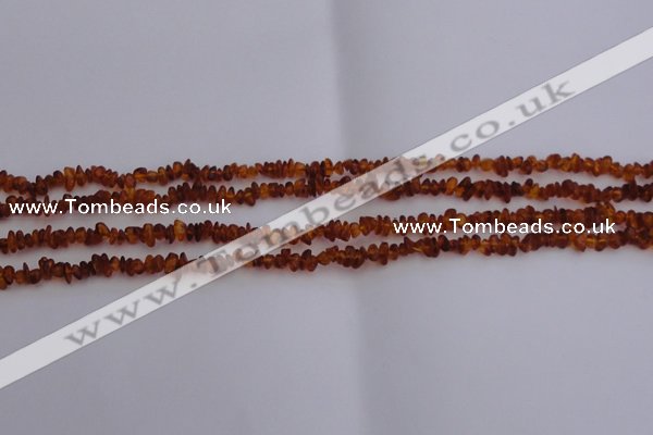 CAR201 24 inches 3*6mm natural amber chips beads wholesale