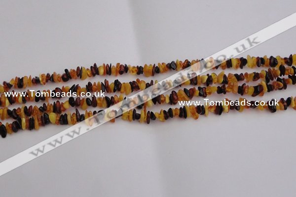 CAR204 24 inches 3*8mm natural amber chips beads wholesale