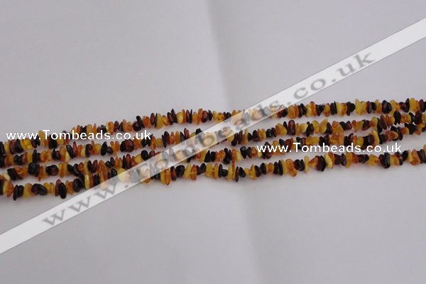 CAR205 32 inches 3*5mm natural amber chips beads wholesale