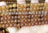 CAR234 15.5 inches 6mm - 7mm round natural amber beads wholesale