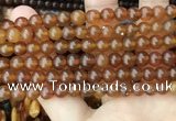 CAR238 15.5 inches 6mm - 7mm round natural amber beads wholesale