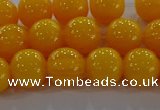 CAR403 15.5 inches 10mm round synthetic amber beads wholesale