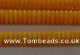 CAR408 15.5 inches 2*6mm rondelle synthetic amber beads wholesale