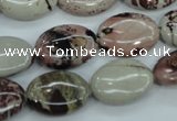 CAR41 15.5 inches 13*18mm oval artistic jasper beads wholesale