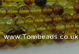 CAR500 15.5 inches 4mm - 5mm round natural amber beads wholesale