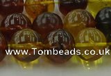 CAR505 15.5 inches 12mm - 13mm round natural amber beads wholesale