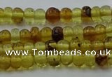 CAR536 15.5 inches 3*5mm rondelle natural amber beads wholesale