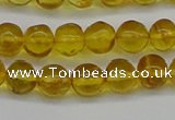 CAR551 15.5 inches 6mm - 7mm round natural amber beads wholesale