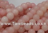 CAS04 15.5 inches 8mm round pink angel skin gemstone beads