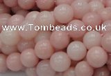 CAS05 15.5 inches 10mm round pink angel skin gemstone beads