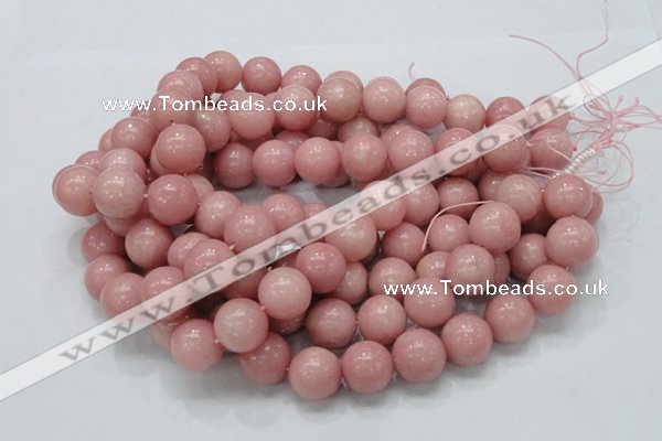 CAS08 15.5 inches 18mm round pink angel skin gemstone beads