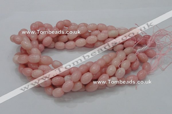 CAS10 15.5 inches 10*14mm rice pink angel skin gemstone beads