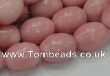 CAS11 15.5 inches 13*18mm rice pink angel skin gemstone beads