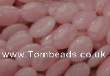 CAS20 15.5 inches 10*14mm oval pink angel skin gemstone beads