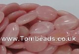 CAS21 15.5 inches 14*18mm oval pink angel skin gemstone beads