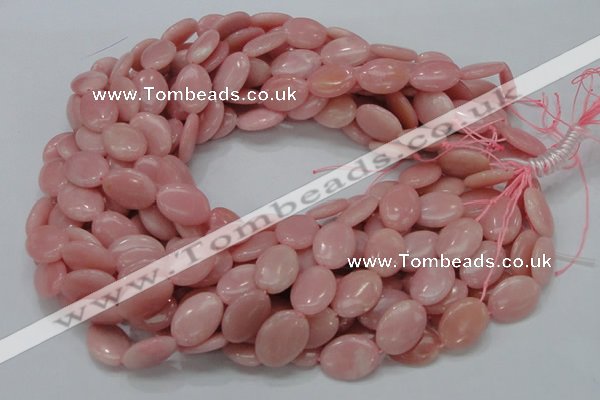 CAS22 15.5 inches 18*25mm oval pink angel skin gemstone beads