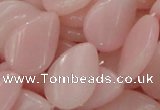 CAS27 15.5 inches 18*24mm twisted teardrop pink angel skin gemstone beads