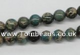 CAT5003 15.5 inches 8mm round natural aqua terra jasper beads