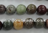 CAT5304 15.5 inches 12mm round aqua terra jasper beads wholesale