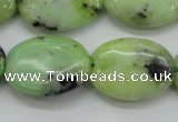 CAU204 15.5 inches 18*25mm oval Australia chrysoprase beads