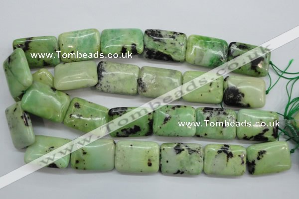 CAU206 15.5 inches 22*30mm rectangle Australia chrysoprase beads