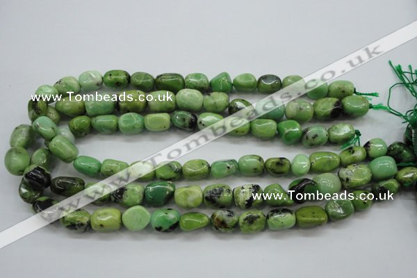 CAU207 15.5 inches 10*14mm nuggets Australia chrysoprase beads