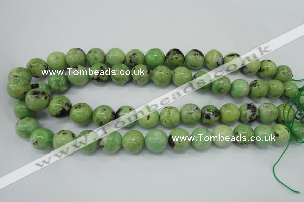 CAU215 15.5 inches 14mm round Australia chrysoprase beads