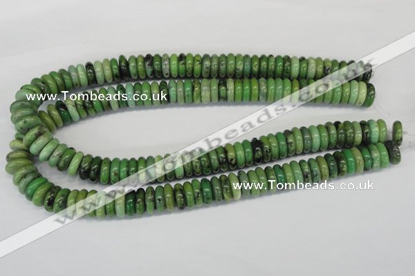 CAU29 15.5 inches 5*15mm rondelle australia chrysoprase beads wholesale