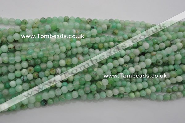 CAU301 15.5 inches 4mm round Australia chrysoprase beads wholesale