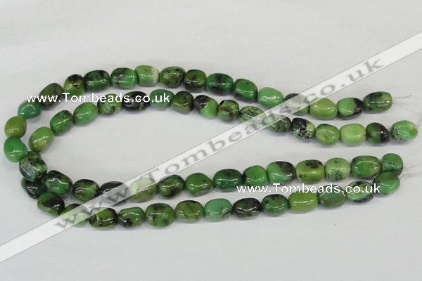 CAU31 15.5 inches 10*14mm nugget australia chrysoprase beads wholesale