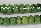 CAU32 15.5 inches 8*12mm nugget australia chrysoprase beads wholesale