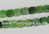 CAU34 15.5 inches 8*8mm square australia chrysoprase beads wholesale