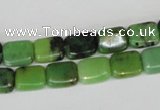 CAU36 15.5 inches 8*10mm rectangle australia chrysoprase beads wholesale