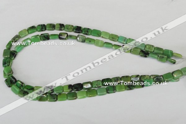 CAU36 15.5 inches 8*10mm rectangle australia chrysoprase beads wholesale