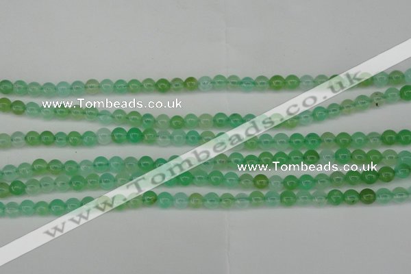 CAU360 15.5 inches 4mm round Australia chrysoprase beads