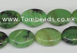 CAU40 15.5 inches 13*18mm oval australia chrysoprase beads wholesale