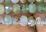 CAU426 15.5 inches 3*5mm faceted rondelle Australia chrysoprase beads