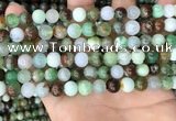 CAU436 15.5 inches 8mm round Australia chrysoprase beads wholesale