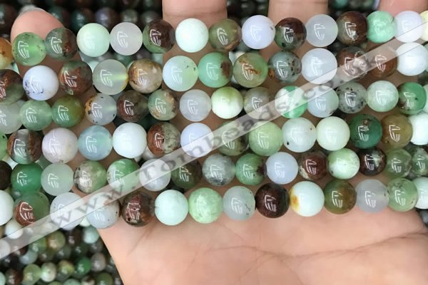 CAU436 15.5 inches 8mm round Australia chrysoprase beads wholesale