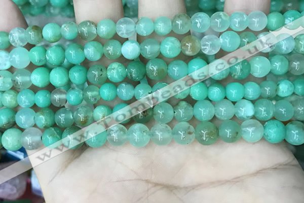 CAU440 15.5 inches 6.5mm - 7mm round Australia chrysoprase beads