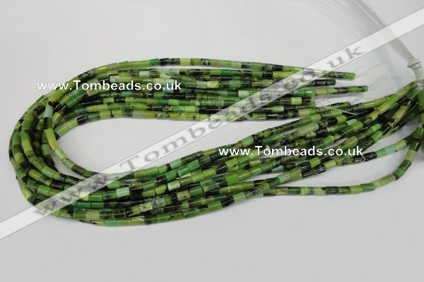 CAU45 15.5 inches 4*6mm tube Australia chrysoprase beads wholesale