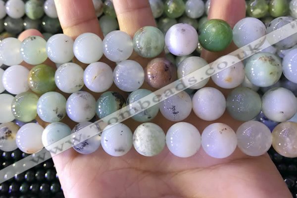 CAU464 15.5 inches 13mm - 14mm round Australia chrysoprase beads