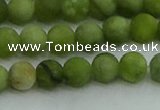 CAU511 15.5 inches 6mm round matte Chinese chrysoprase beads