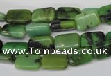 CAU52 15.5 inches 8*12mm rectangle Australia chrysoprase beads wholesale