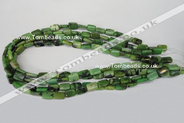 CAU52 15.5 inches 8*12mm rectangle Australia chrysoprase beads wholesale